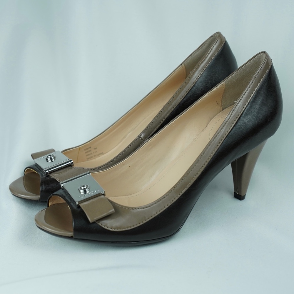 Calvin Klein Addie Open Toe Heel